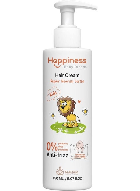 HAPPINESS KIDS HAIR CREAM ANTI-FRIZZ 150ML